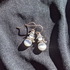 Snowman Earrings